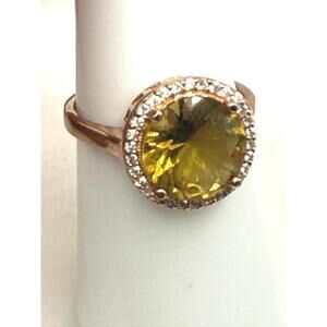 2 CT Genuine Zultanite Ring |Size 7.5 | Rose Gold Vermeil | Retail Value $1,000